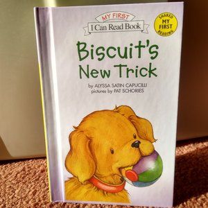 Hardcover Book:  "Biscuit's New Trick" by Alyssa Satin Capucilli